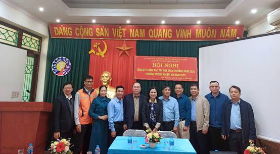 Các đơn vị trong khối chụp ảnh lưu niệm tại Hội nghị